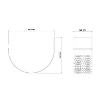 Peneira Com Furos De 10 Mm Tramontina Para Triturador Tre40ma, Tr40 E Tre40 Tramontina - 3