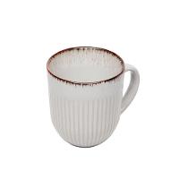 Caneca Em Cerâmica Linear 380ml Lyor Cinza - 1