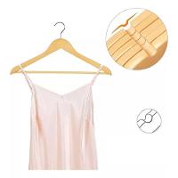 Kit 6 Cabides Madeira Marfim Com Verniz P Roupas Pesadas - 2