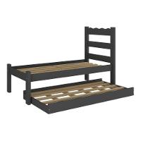 Bicama De Madeira Maciça Com Colchão Incluso Multimóveis Cr35258 Preto - 5