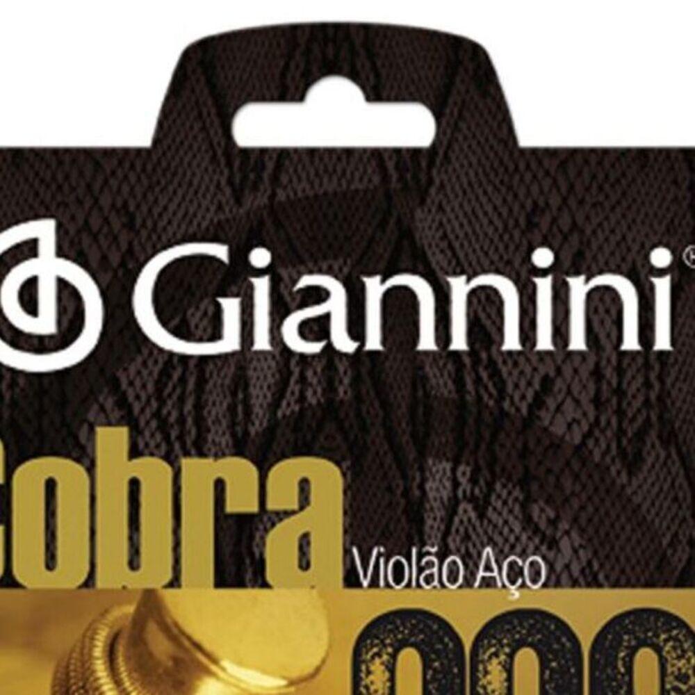 Encordoamento Para Violao Folk Geewak Cobra Aco 0.09 Giannini - 3