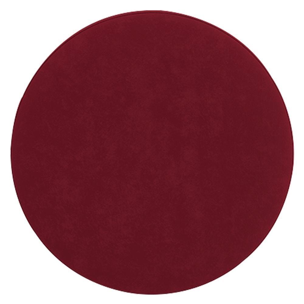 Puff Redondo Conforto Elegante Sala, Quarto E Escritório Marsala - 2