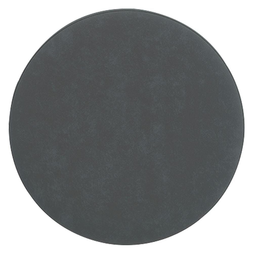 Puff Redondo Conforto Elegante Sala, Quarto E Escritório Cinza - 2