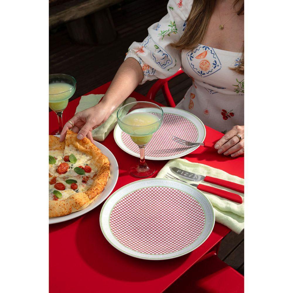 Prato Raso Tramontina Positano Em Porcelana Decorada 25 Cm - 3