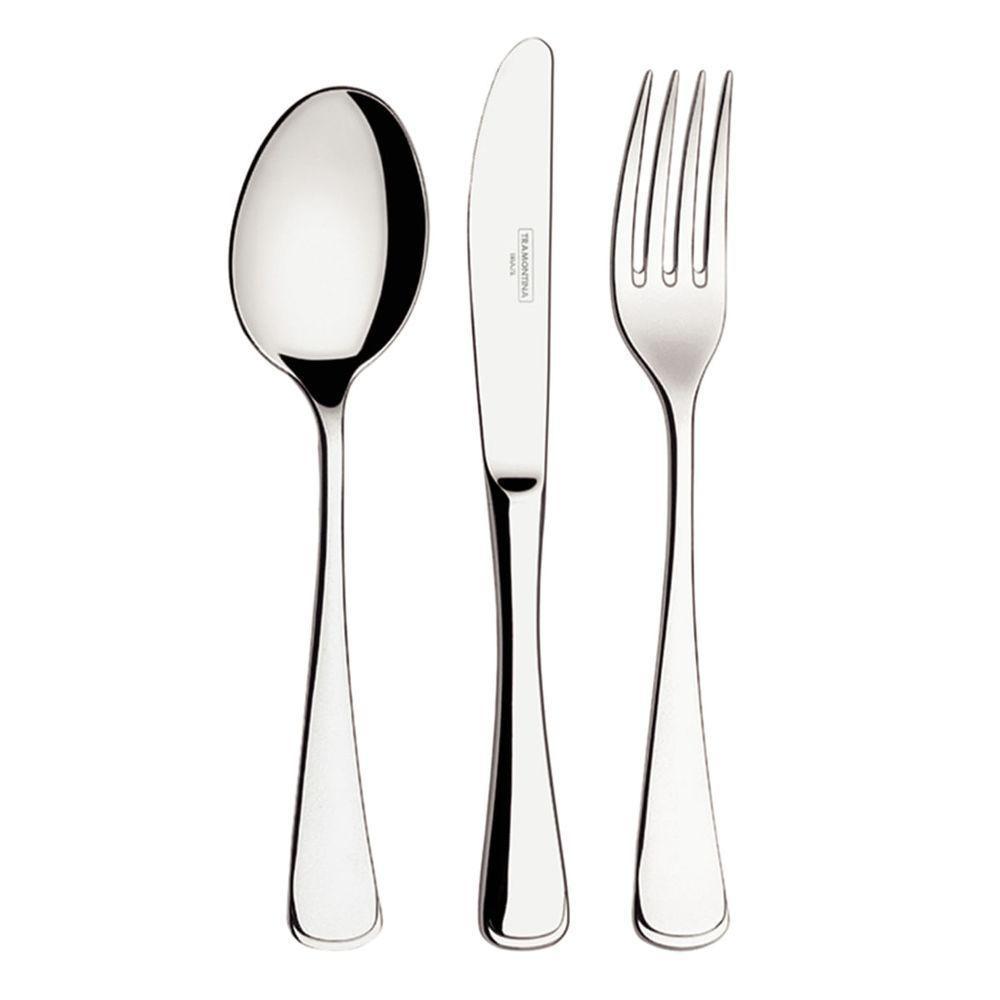 Faqueiro Tramontina Mônaco 101 Peças Aço Inox Com Detalhes No Cabo - 2