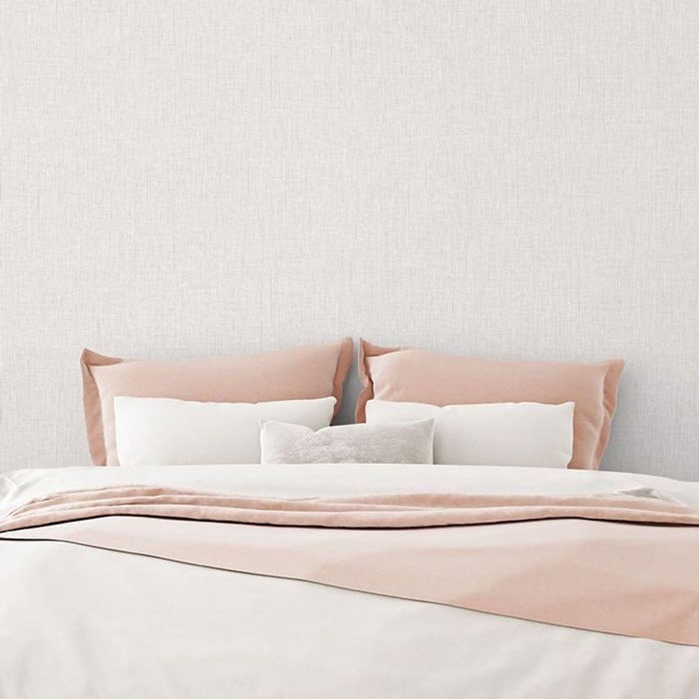 Papel De Parede Marbelina Ii Textura Branco A44002 - 1