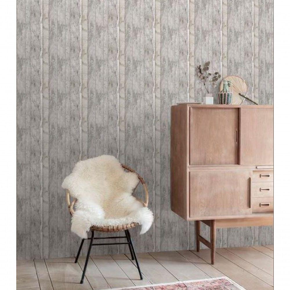 Papel De Parede Exposure Ep3608 Painel De Madeira Rústica - Rolo 10m X 0,53m - 2