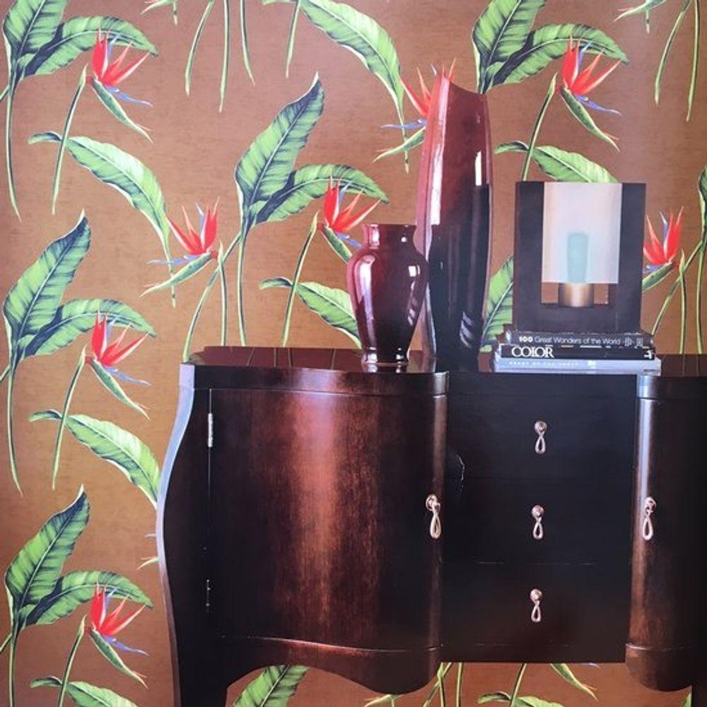 Papel De Parede Feature Wall 970106 Estrelícia - Rolo 10m X 0,53m - 2