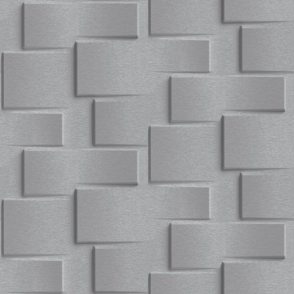 Papel De Parede Exposure Ep3304 Parede De Pedra 3d - Rolo 10m X 0,53m - 1