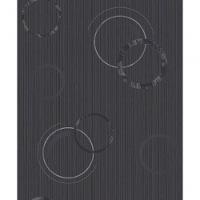 Papel De Parede Fusion Círculo Grafite - Rolo 10m X 0,53m - 2