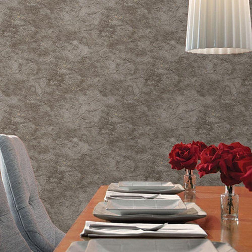 Papel De Parede Modern Rustic 121007 Vinílico - Rolo 10m X 0,52m - 2