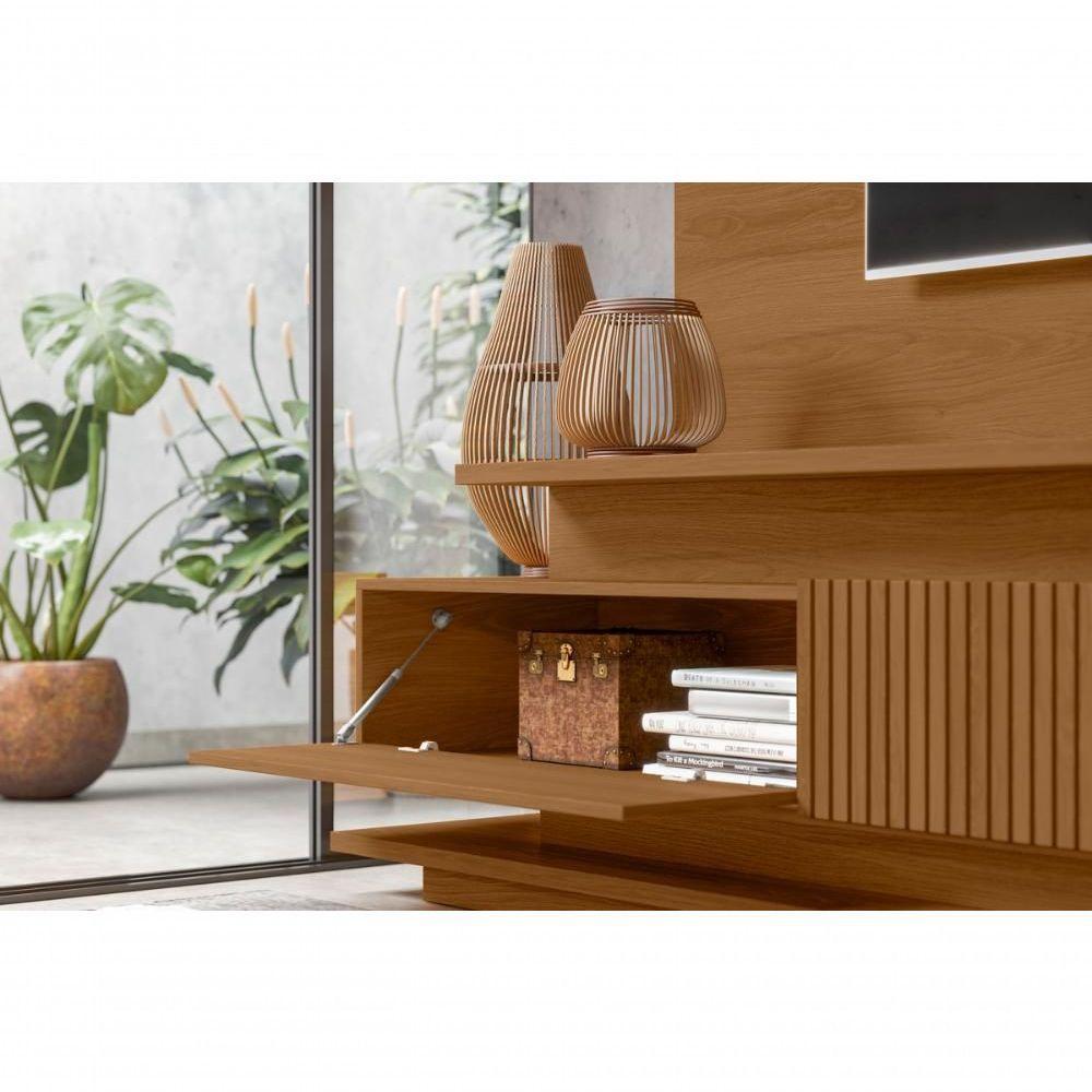 Home Antália Painel Para Tvs Até 65'' 2 Portas Jequitiba Ripado - 2