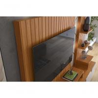 Home Belfast Frisado Painel Para Tvs Até 55'' 4 Portas Jequitiba-off White Perolizado