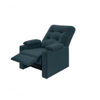 Poltrona Columbia Retrátil/reclinável Porta Copos Suede Petróleo - Xflex Sofás - 3