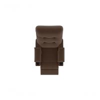 Poltrona Columbia Retrátil/reclinável Porta Copos Suede Marrom - Xflex Sofás - 6