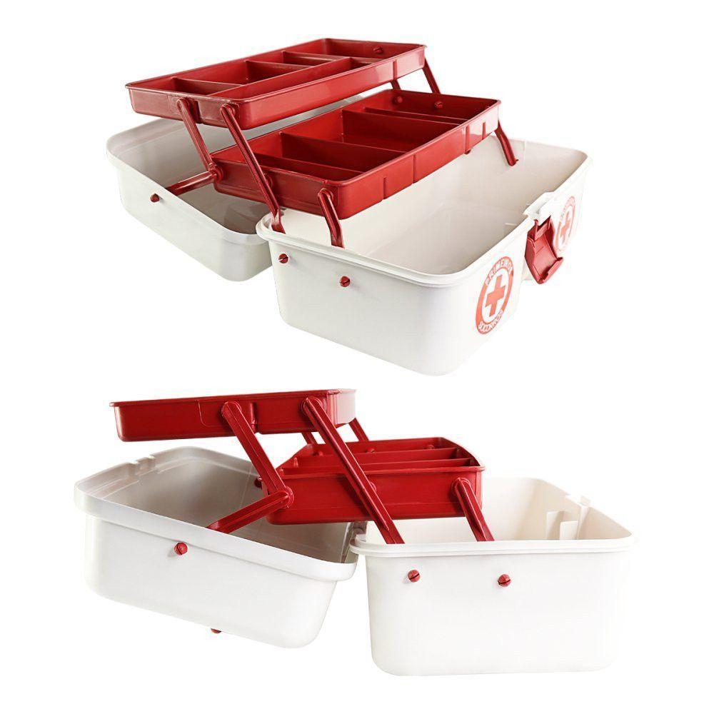 Maleta Primeiros Socorros Compacta Resistente C/ Divisórias - 3