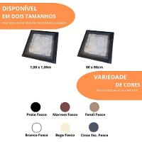 Tampa De Piscina Para Casa De Maquina Com Grelha Invisível 80x80cm Bege Escuro - 7