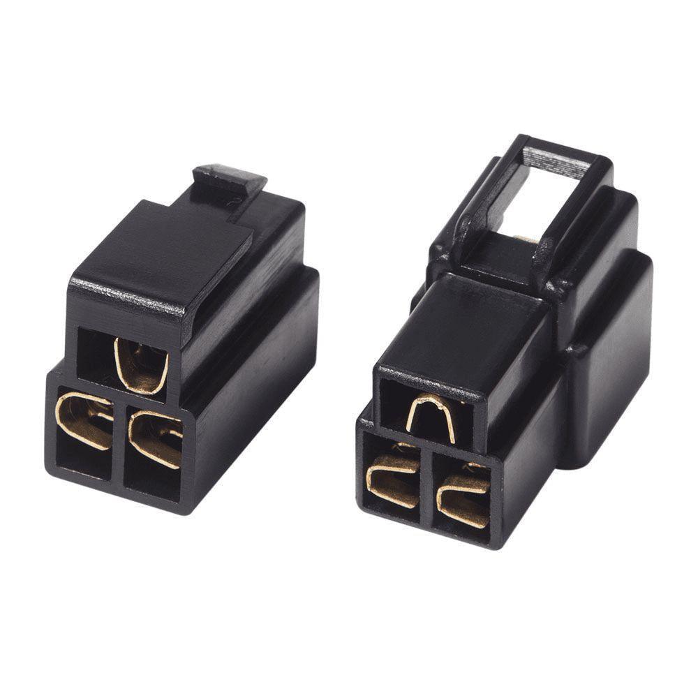 Kit Conector Technoise 3 Vias Com Trava Preto - 1