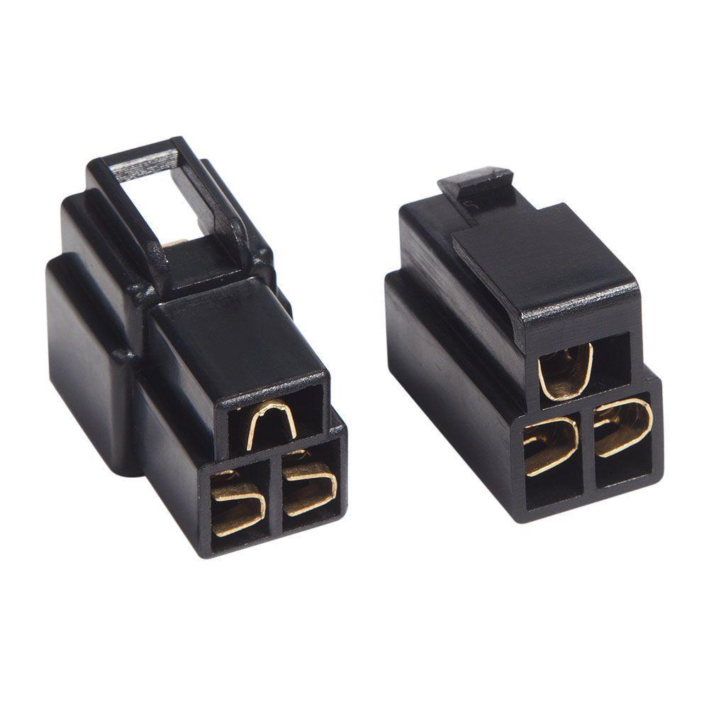 Kit Conector Technoise 3 Vias Com Trava Preto - 3