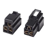 Kit Conector Technoise 3 Vias Com Trava Preto - 1