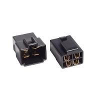 Kit Conector Evus C-035 4 Vias Com Trava Preto - 1
