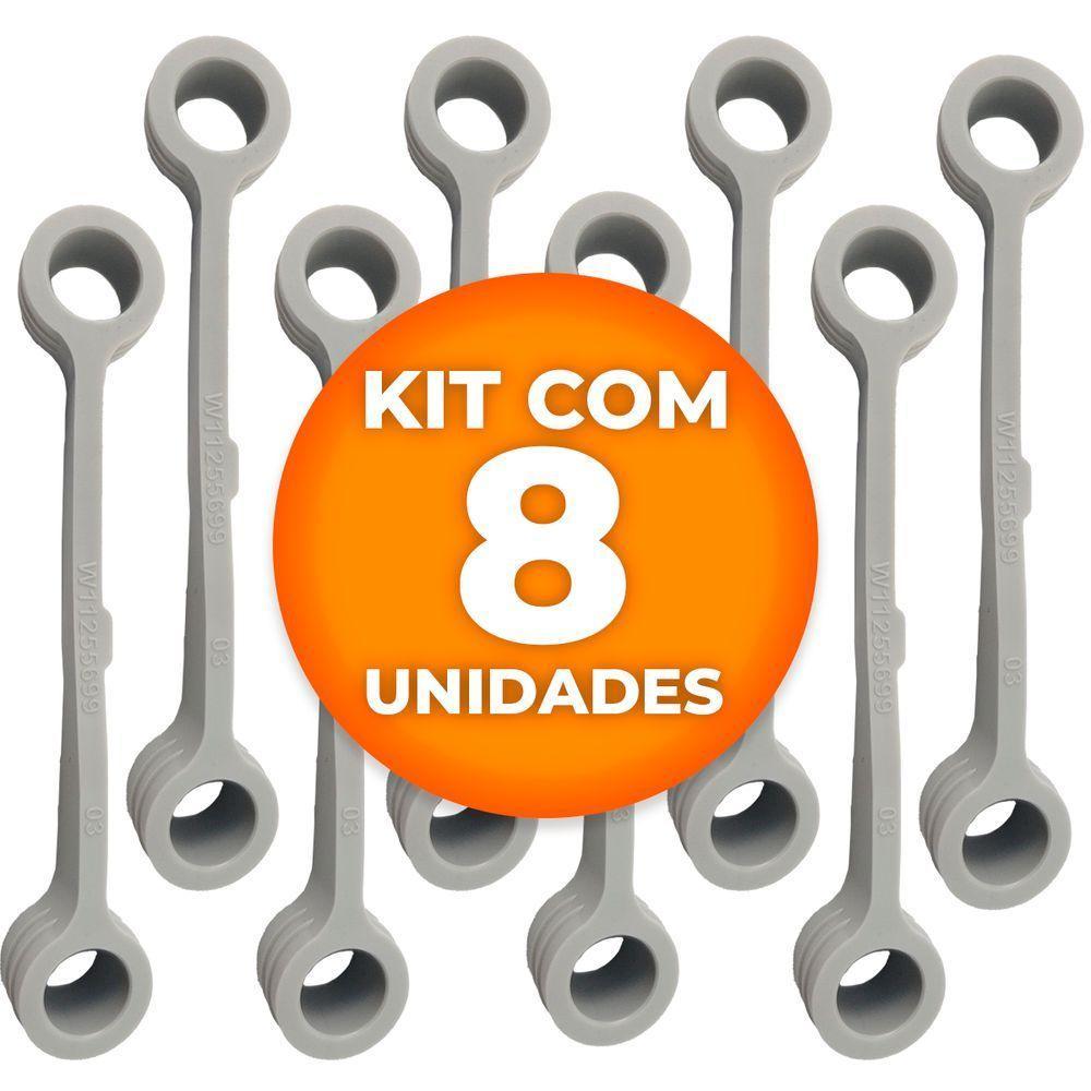 Tirante Cinza Borracha 9cm Lavadora 12 A 16kg W11255699 Consul Original 8 Unidades - 6