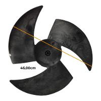 Helice Condensadora (450mm) Cassete E Piso Teto 30.000 Btus Elgin Único