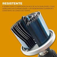 Jogo Kit Serra Copo Madeira 50mm 2\" 7 Peças Único - 10