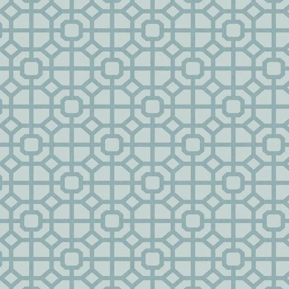 Papel De Parede Hana Geométrico Azul 1908-1 - 1