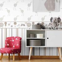 Papel De Parede Play Listrado 96606 - Rolo 10m X 0,53m - 2