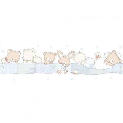 Faixa De Parede Treboli Azul Balões 5901