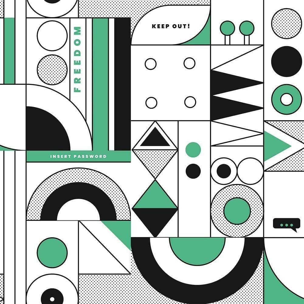 Papel De Parede Play Geométrico 99503 - Rolo 10m X 0,53m - 1