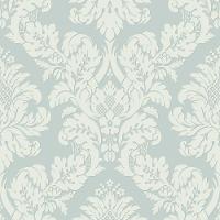 Papel De Parede Shimmer Damask Moderno Uk10482 - Rolo 10m X 0,52m - 1