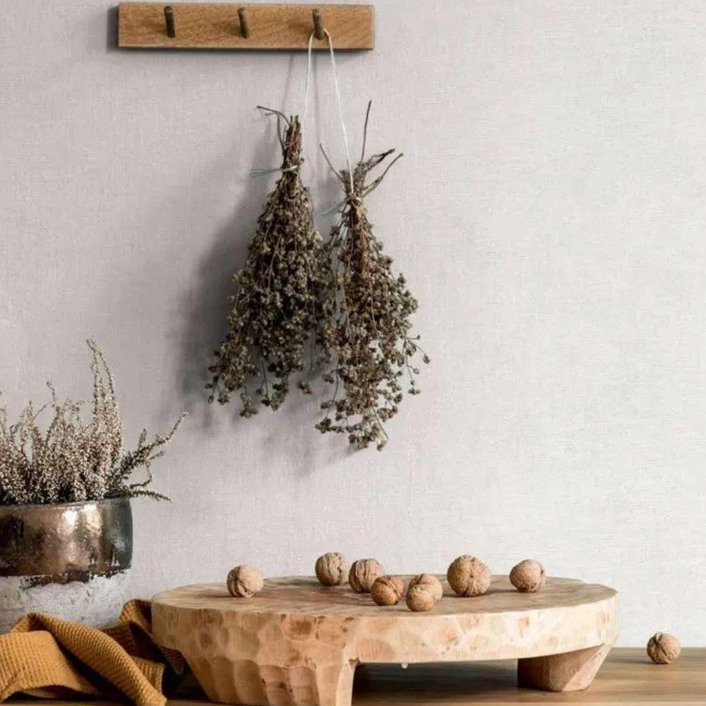 Papel De Parede Ivy Aspecto Têxtil Off White 6724-40-i - 1