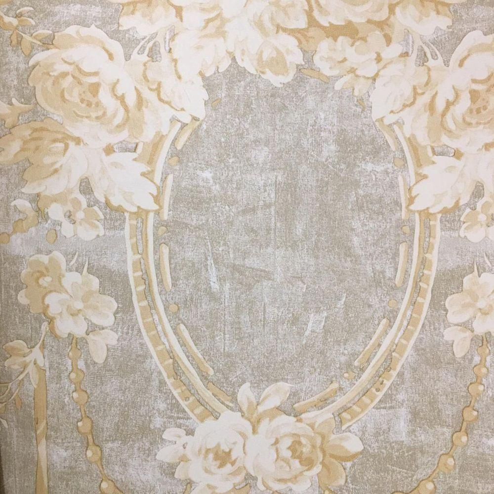 Papel De Parede Rossella Camafeu Ro3301 - Rolo 10m X 0,53m - 1