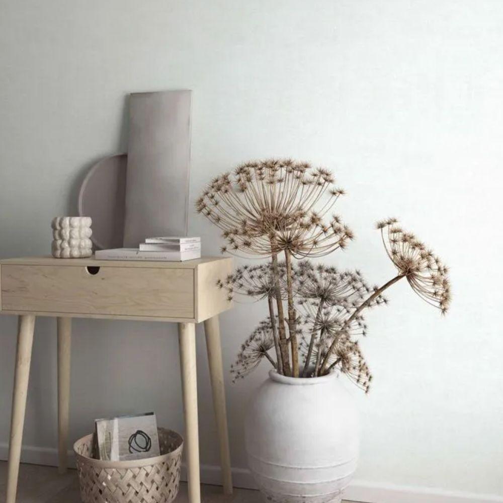 Papel De Parede Ivy Aspecto Têxtil Branco 6804-10 - 2