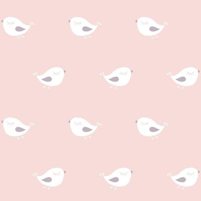 Papel De Parede Sweet Dreams Passarinho Nd21107 Tam. 4m²