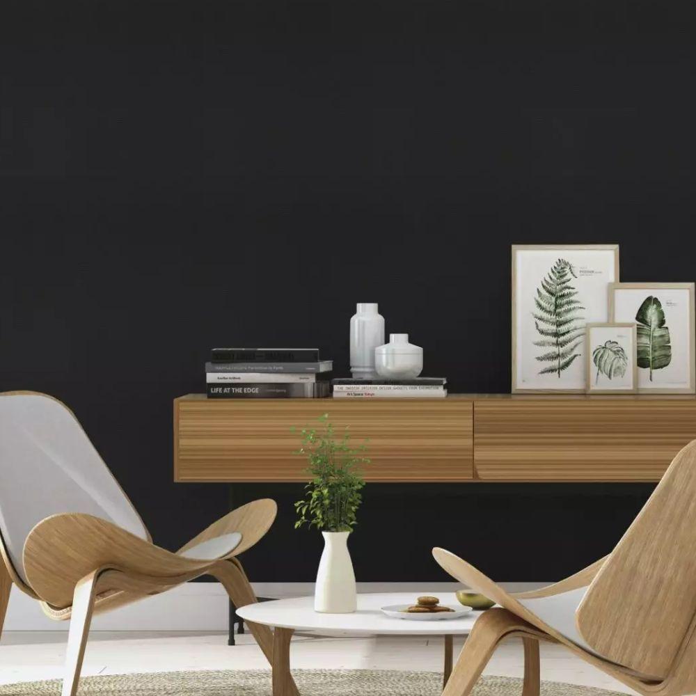 Papel De Parede African Queen Iii Couro Preto 752656 - 1