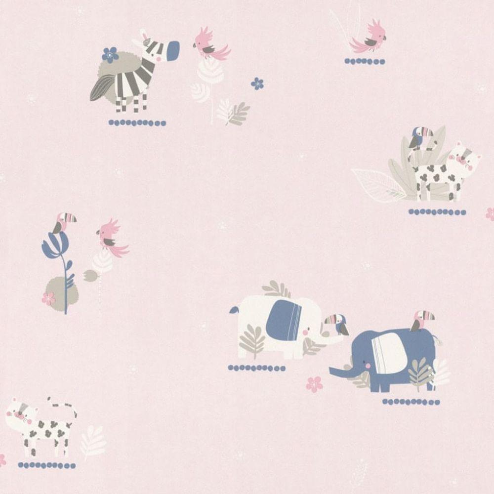 Papel De Parede Bambino Xviii Zôo 249743 Rolo 10m X 0,53m - 1