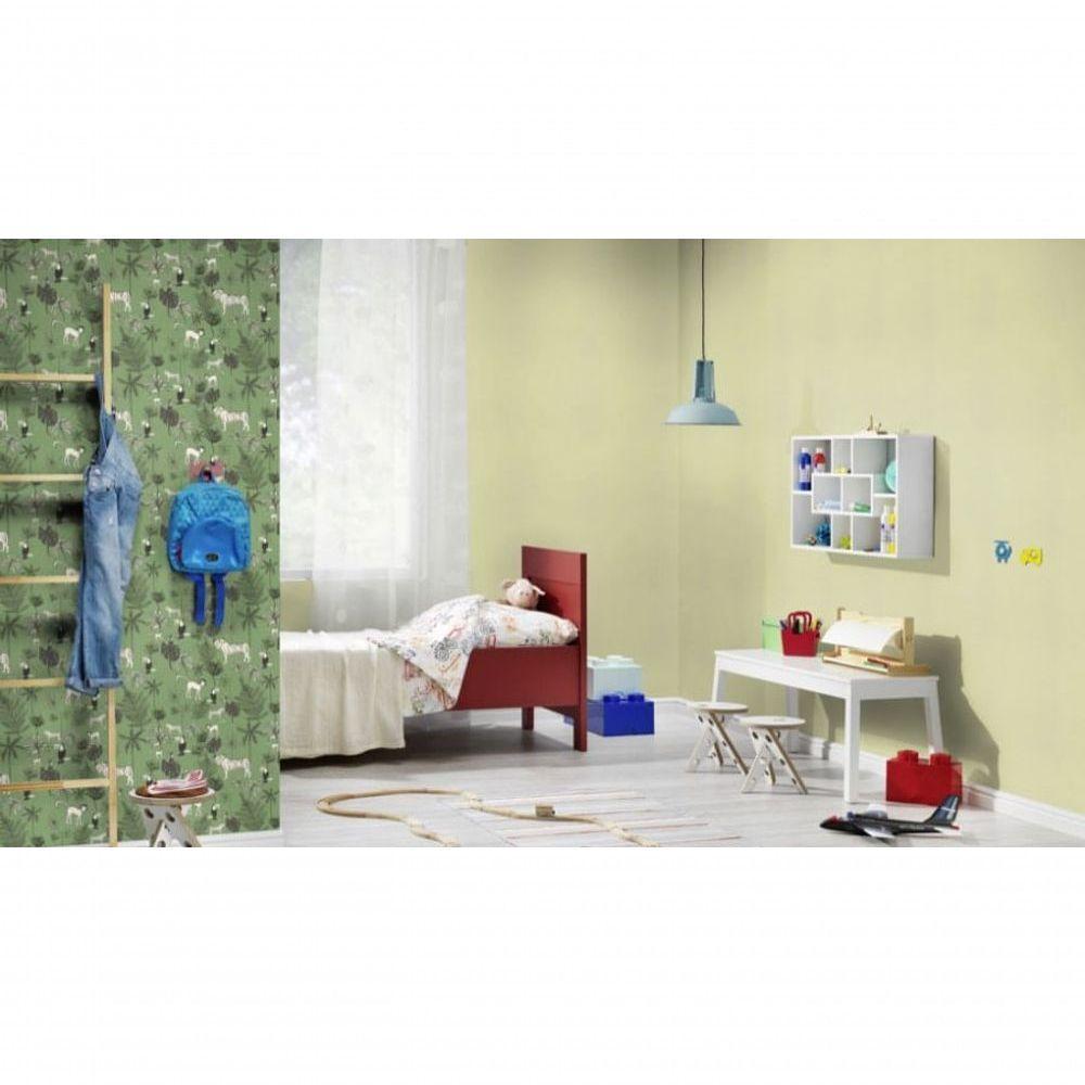 Papel De Parede Bambino Xviii Cor única 531435 Rolo 10m X 0,53m - 2