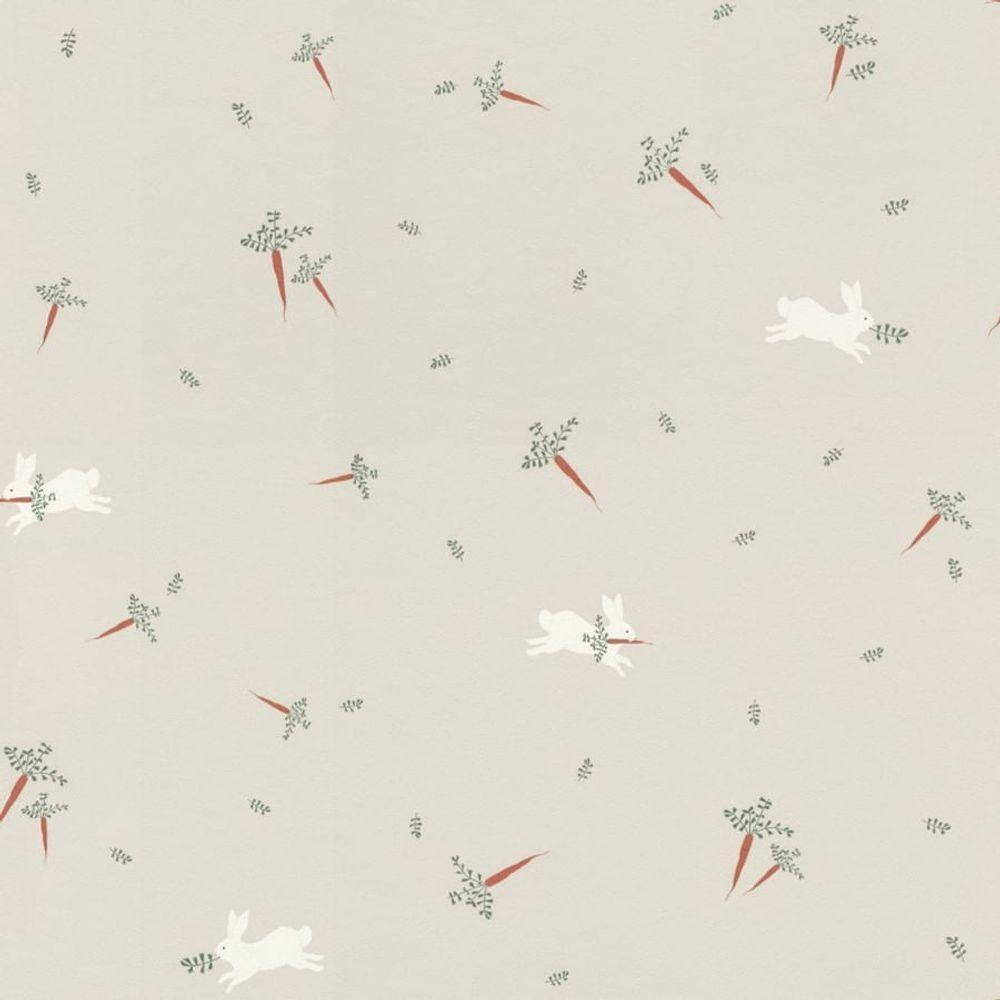 Papel De Parede Bambino Xviii Cenouras 249248 Rolo 10m X 0,53m - 1