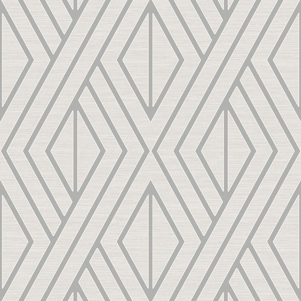 Papel De Parede Shimmer Geométrico Uk30509 - Rolo 10m X 0,52m - 1