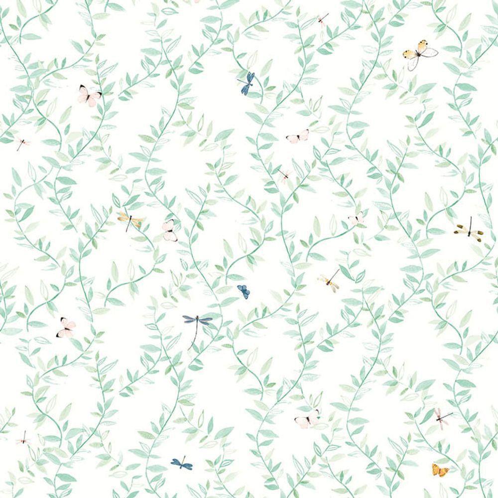 Papel De Parede Tartine Et Chocolat Envolée Fleurie 36200704 - Rolo 10m X 0,53m - 1