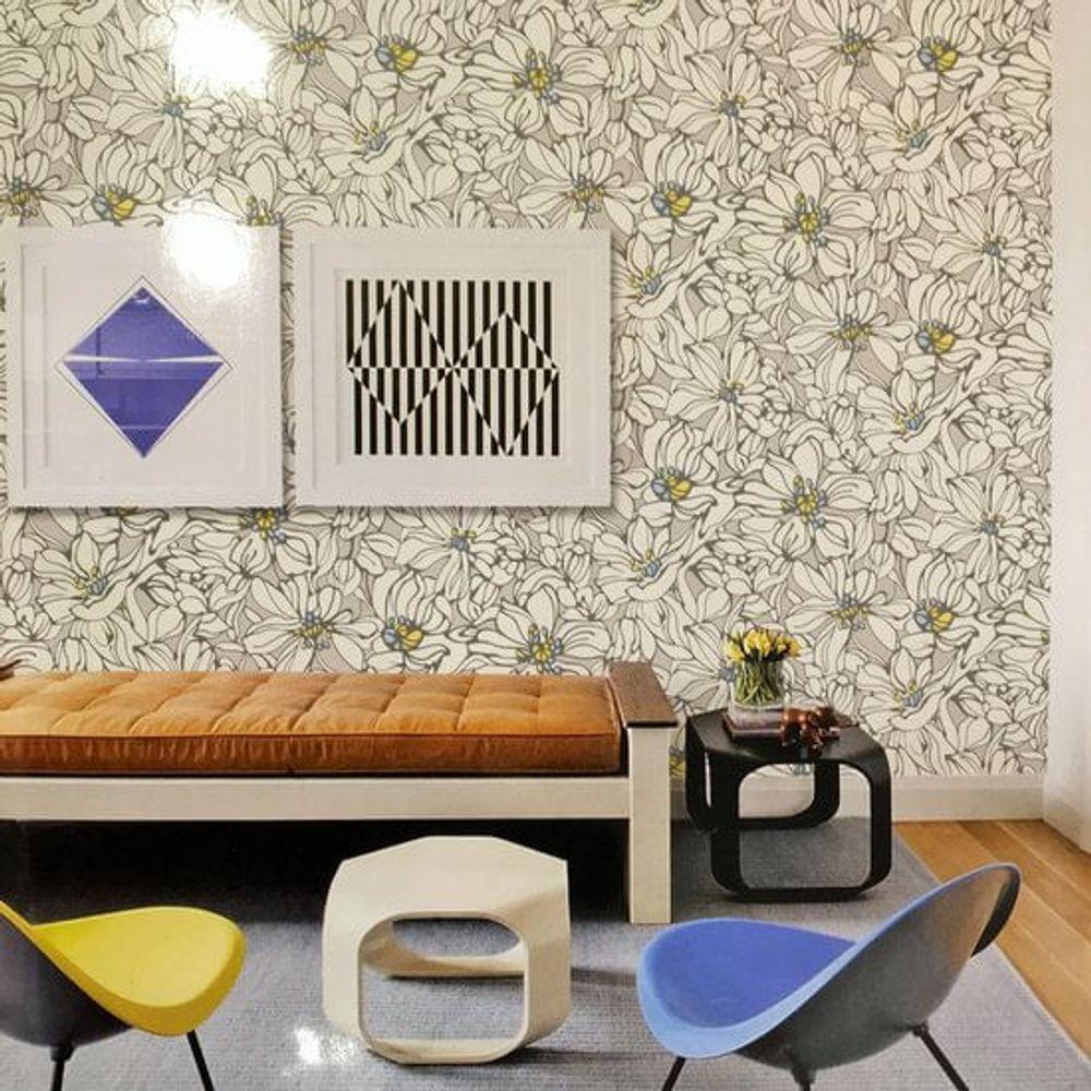 Papel De Parede Ddd Em 3d Max 28364 Floral - Rolo 10m X 0,53m - 2