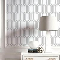 Papel De Parede Shimmer Diagrama Uk30800 - Rolo 10m X 0,52m - 2