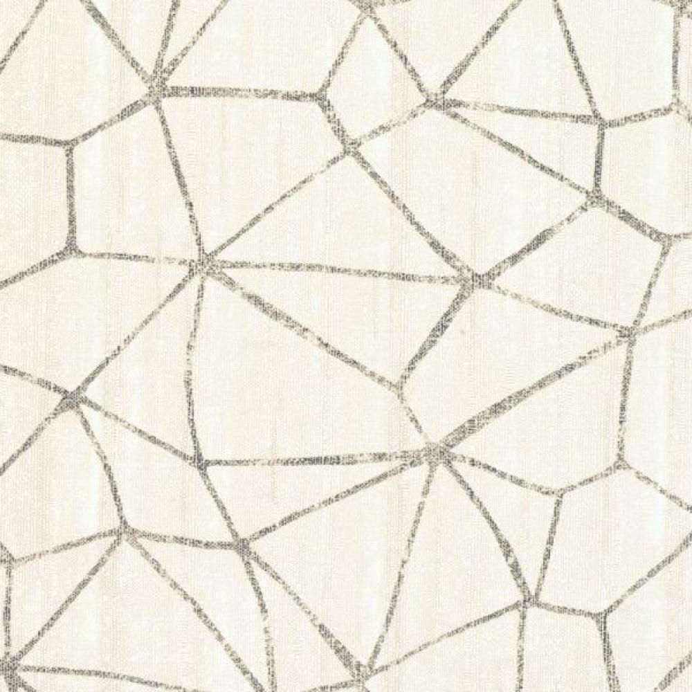 Papel De Parede Ambiance Geométrico Aspecto Têxtil 29501 - Rolo 10m X 0,53m - 1