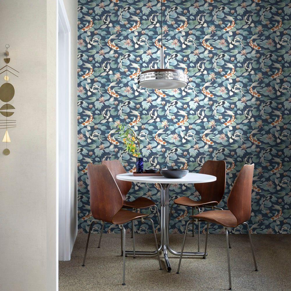 Papel De Parede Linares Koi 409444 Rolo 10m X 0,53m - 1