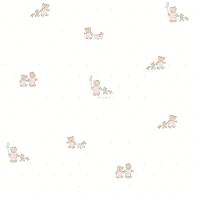Papel De Parede Tartine Et Chocolat Ours Chariot 12091703 - Rolo 10m X 0,53m - 1