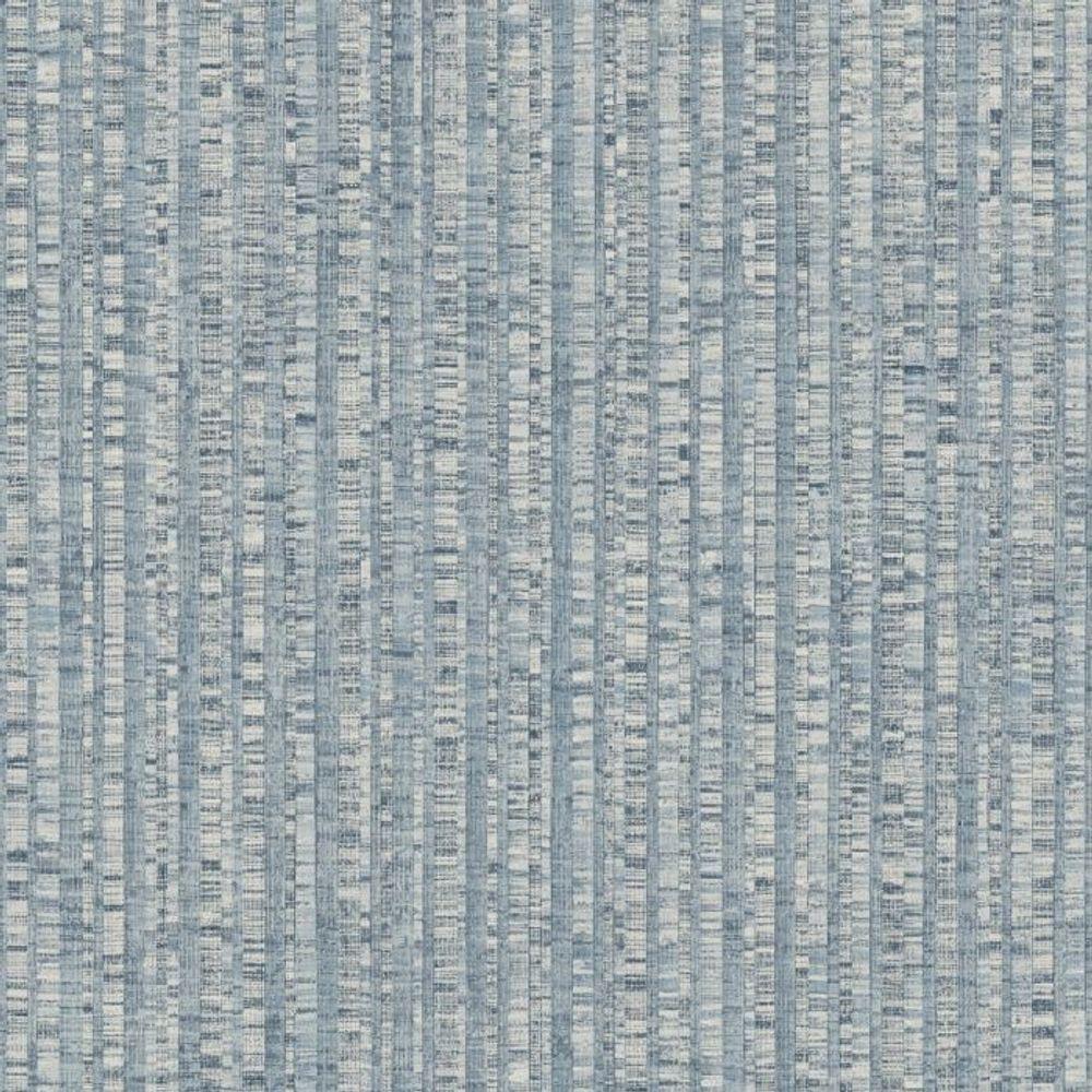 Papel De Parede Natural Fx 2 Listrado Azul G67764 - 1