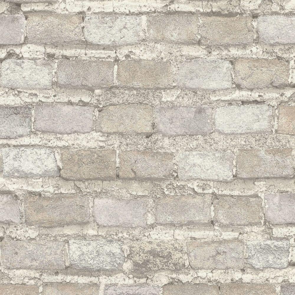 Papel De Parede Factory Iv Brick Wall 428049 Rolo 10m X 0,53m - 1